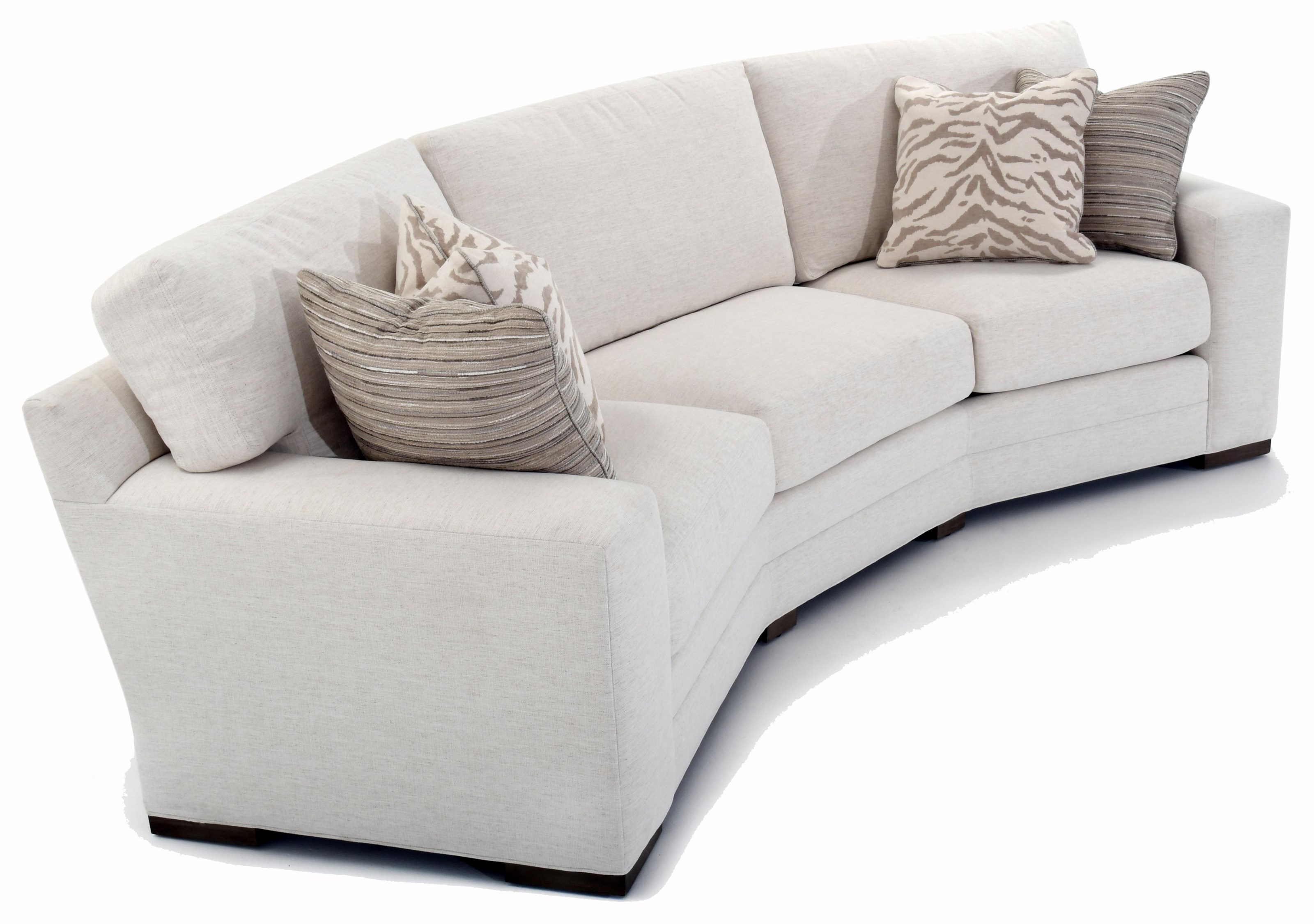 Century Cornerstone LTD7600W Customizable Conversation Sofa Kick Pleat